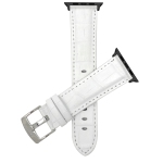 Colour: White / Silver Buckle / Black Adapter