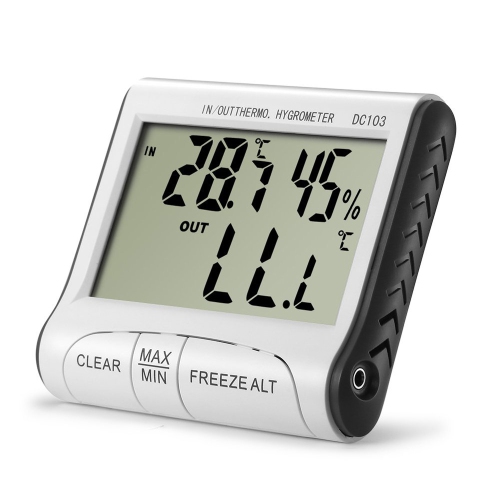 Image 1 of 13.. axGear Thermometer Humidity Temperature Hygrometer Digital LCD Display Meter