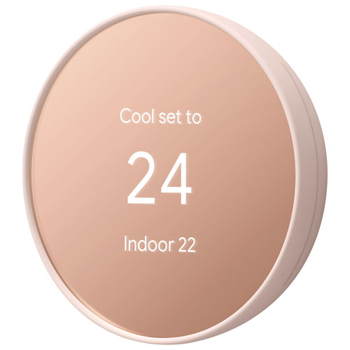 Image 1 of 5.. Google Nest Wi-Fi Smart Thermostat - Sand