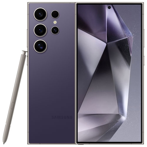 Image 1 of 10.. Open Box - Samsung Galaxy S24 Ultra 256GB - Titanium Violet - Unlocked