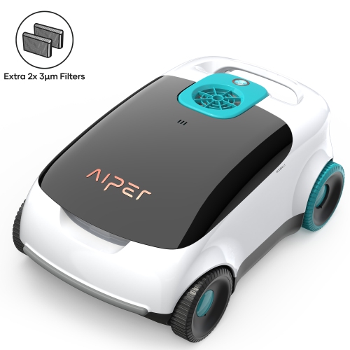 Image 1 of 11.. Aiper Scuba L1 Cordless Robotic Pool Cleaner for Above-Ground Pools up to 1100sq.ft, Automatic Pool Vacuum