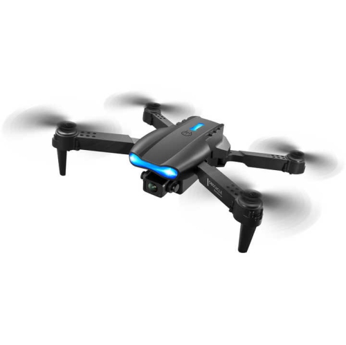 Image 1 of 7.. Adults and Children Dual Camera Drone Toy Foldable Remote Control Quadcopter Toy Drone 360° Flip E99 Black*Dual Camera 3 Batteries