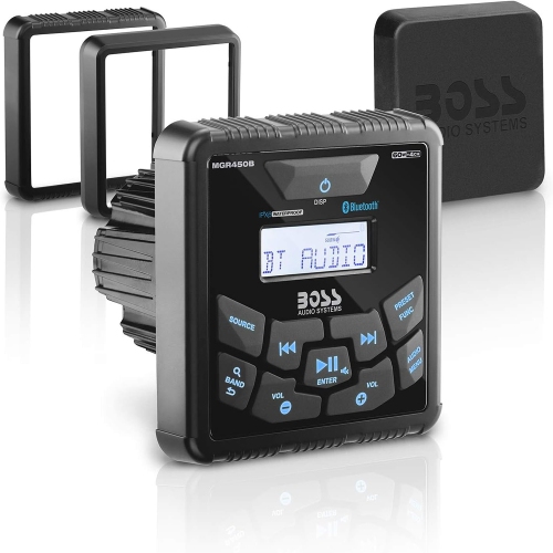 Image 1 of 5.. BOSS Audio Systems Marine Bluetooth Stereo – AM/FM, USB, No CD
